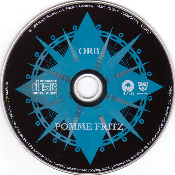 The Orb ~ Pomme Fritz (Vinyl) - Djungel & Jazz