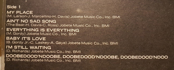 Diana Ross ~ Everything Is Everything (Vinyl) - Djungel & Jazz