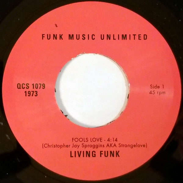 Living Funk : Fools Love / Silver Black Summer Day (7", RE)