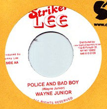 Wayne Junior : Police And Bad Boy (7", RP)