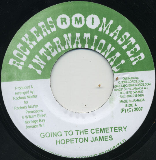 Hopeton James : Going To The Cemetery (7")