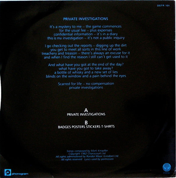 Dire Straits ~ Private Investigations (Vinyl) - Djungel & Jazz