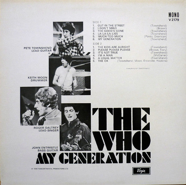 The Who ~ My Generation (Vinyl) - Djungel & Jazz