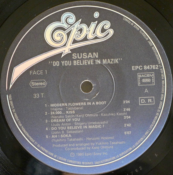 Susan : Do You Believe In Mazic (LP, Album)