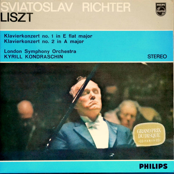 Sviatoslav Richter - Liszt, London Symphony Orchestra, Kyrill Kondraschin ~ Klavierkonzert No. 1 In E Flat Major / Klavierkonzert No. 2  In A Major (Vinyl) - Djungel & Jazz