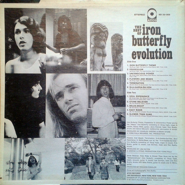 Iron Butterfly ~ The Best Of Iron Butterfly Evolution (Vinyl) - Djungel & Jazz