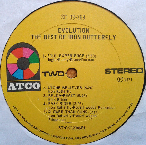 Iron Butterfly ~ The Best Of Iron Butterfly Evolution (Vinyl) - Djungel & Jazz