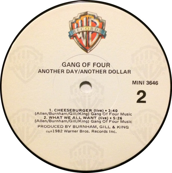 Gang Of Four ~ Another Day/Another Dollar (Vinyl) - Djungel & Jazz