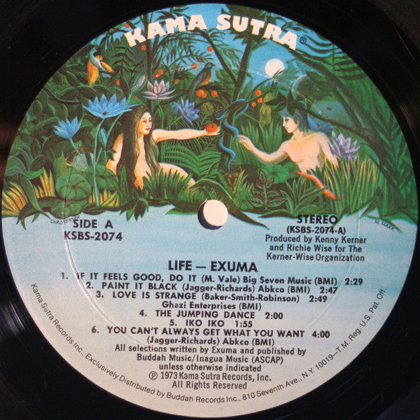 Exuma : Life (LP, Album, Mon)