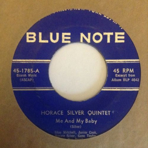 The Horace Silver Quintet ~ Me And My Baby (Vinyl) - Djungel & Jazz