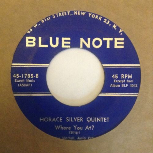 The Horace Silver Quintet ~ Me And My Baby (Vinyl) - Djungel & Jazz