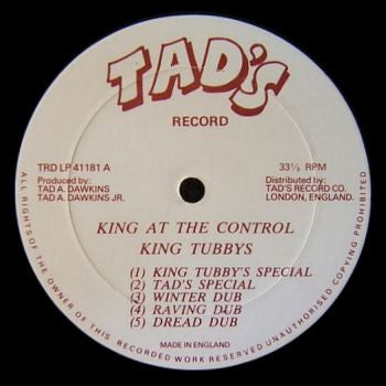 King Tubby : King At The Control (LP)