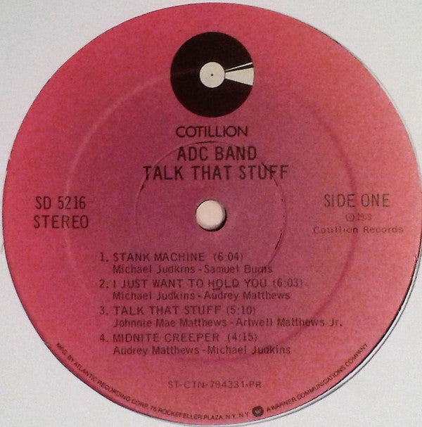 ADC Band ~ Talk That Stuff (Vinyl) - Djungel & Jazz