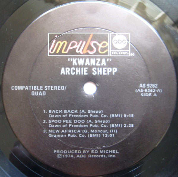 Archie Shepp ~ Kwanza (Vinyl) - Djungel & Jazz