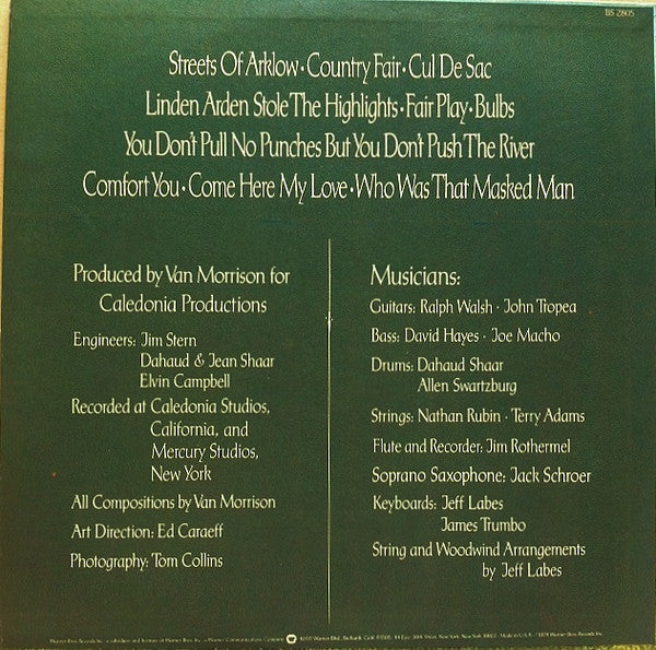 Van Morrison ~ Veedon Fleece (Vinyl) - Djungel & Jazz