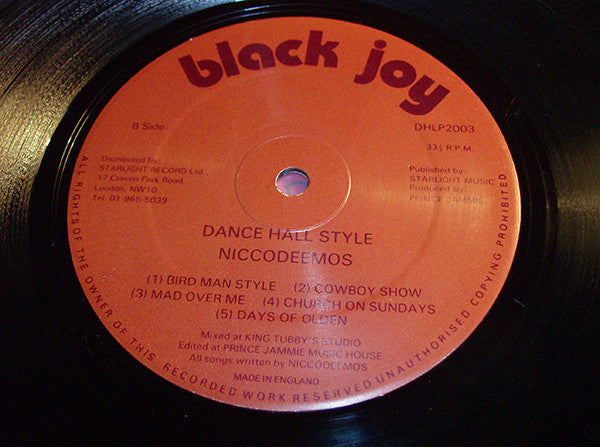 Nicodemus : Dance Hall Style (LP, Album)