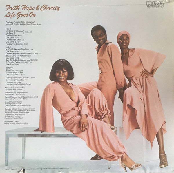 Faith Hope & Charity ~ Life Goes On (Vinyl) - Djungel & Jazz