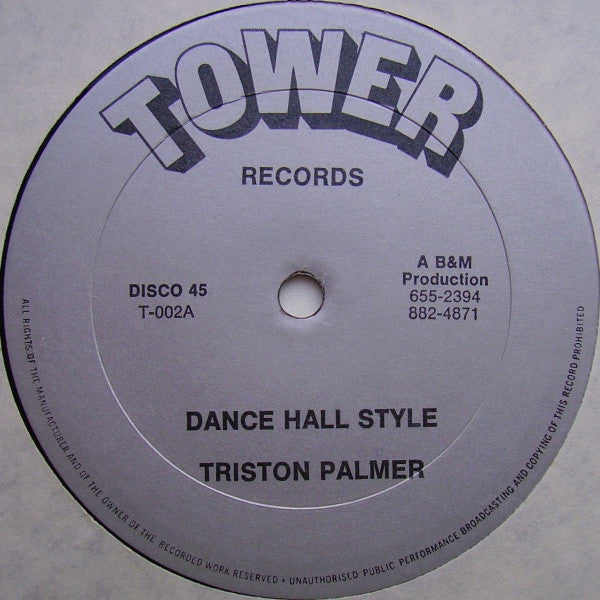 Triston Palmer* / Peter Metro : Dance Hall Style / Ital Dance (12")