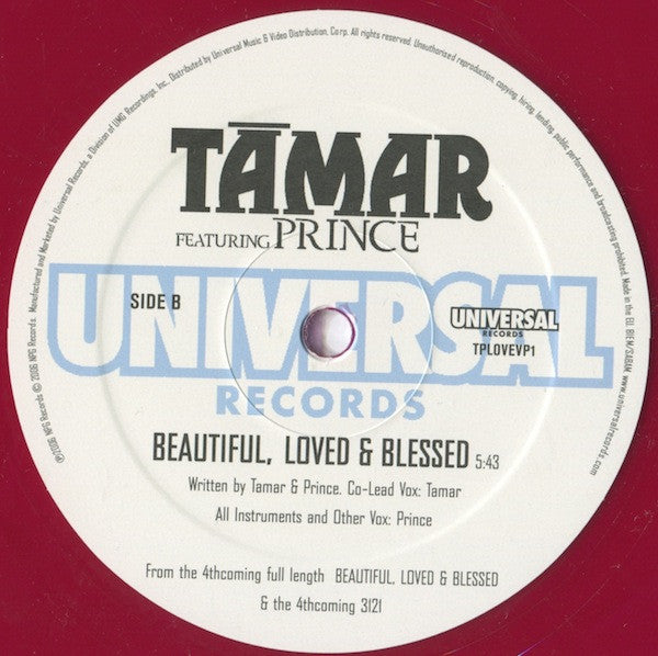 Prince / Prince Feat. Támar Davis ~ Black Sweat / Beautiful, Loved & Blessed (Vinyl) - Djungel & Jazz