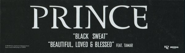 Prince / Prince Feat. Támar Davis ~ Black Sweat / Beautiful, Loved & Blessed (Vinyl) - Djungel & Jazz