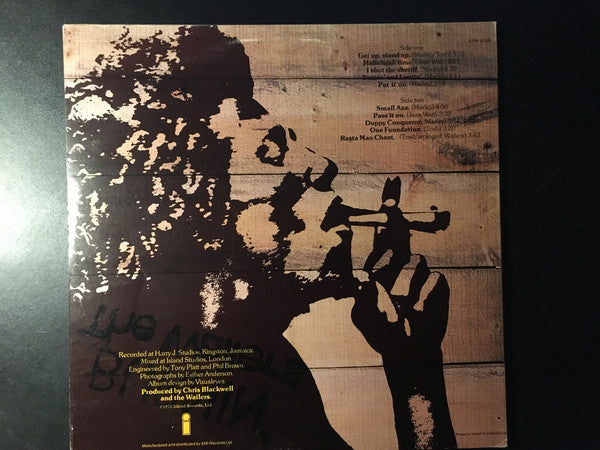 The Wailers : Burnin' (LP, Album, RE, Gat)