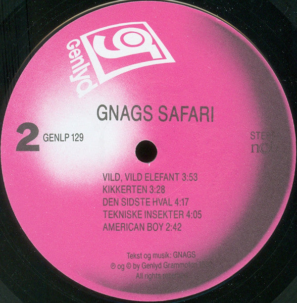 Gnags ~ Safari (Vinyl) - Djungel & Jazz