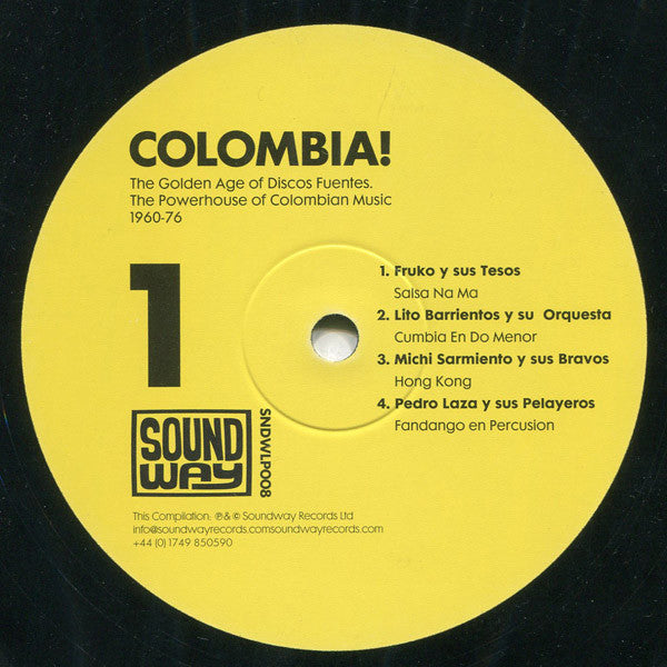 Various : Colombia! (The Golden Age Of Discos Fuentes, The Powerhouse Of Colombian Music 1960-76) (2xLP, Comp, 180)