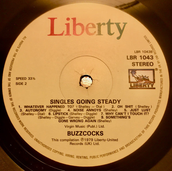 Buzzcocks ~ Singles Going Steady (Vinyl) - Djungel & Jazz