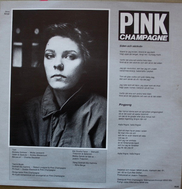 Pink Champagne : Vackra Pojke (LP, Album)