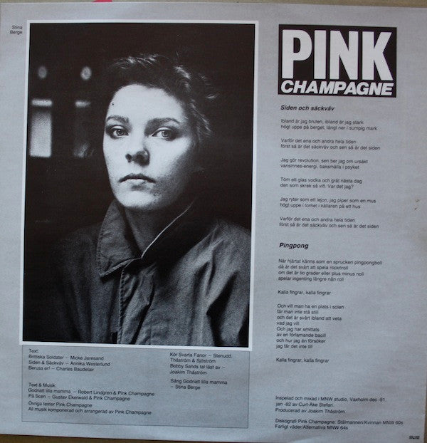 Pink Champagne ~ Vackra Pojke (Vinyl) - Djungel & Jazz