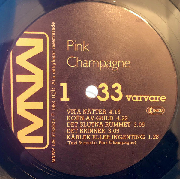 Pink Champagne ~ Kärlek Eller Ingenting (Vinyl) - Djungel & Jazz