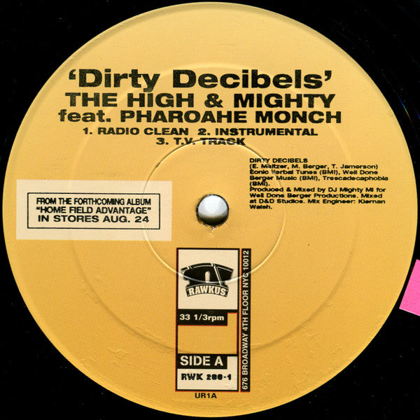 The High & Mighty ~ Dirty Decibels (Vinyl) - Djungel & Jazz