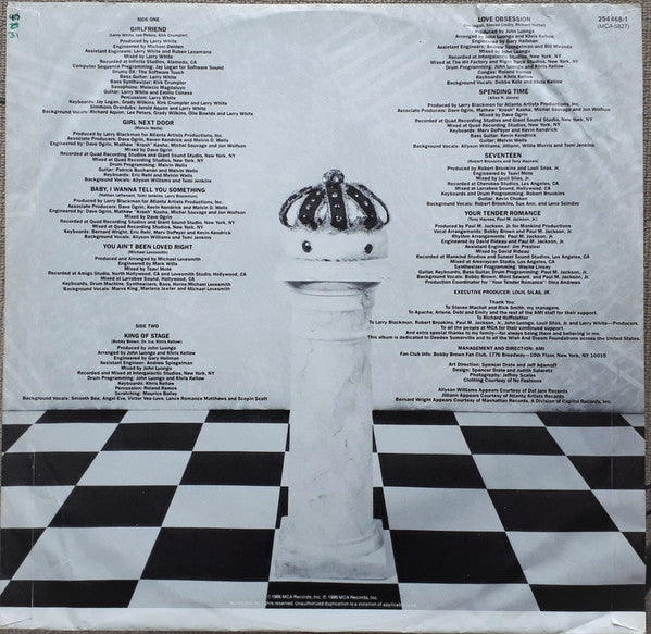 Bobby Brown ~ King Of Stage (Vinyl) - Djungel & Jazz