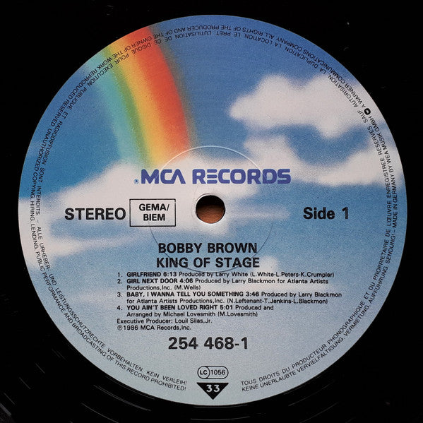 Bobby Brown ~ King Of Stage (Vinyl) - Djungel & Jazz