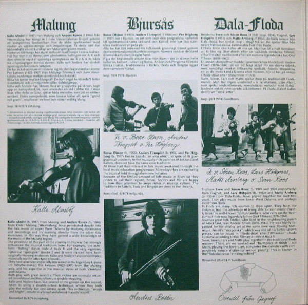 Various ~ Unga Dalaspelmän (Vinyl) - Djungel & Jazz