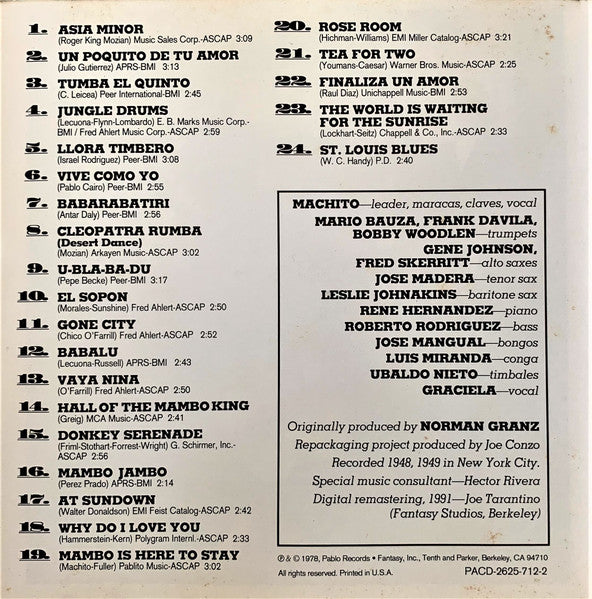 Machito & His Afro-Cubans ~ Mucho Macho (Vinyl) - Djungel & Jazz