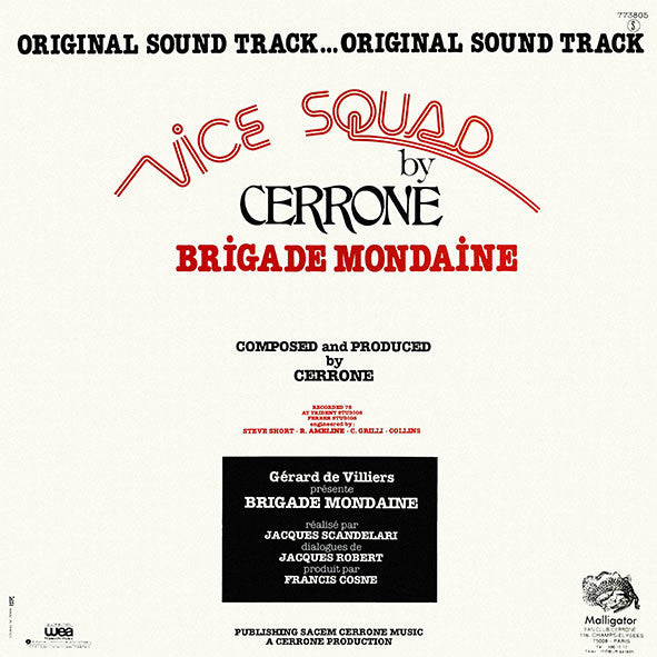 Cerrone : Brigade Mondaine (LP, Album)