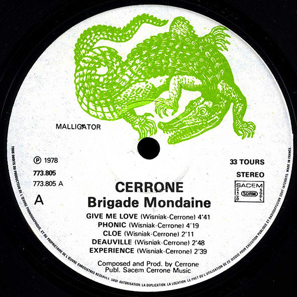 Cerrone : Brigade Mondaine (LP, Album)