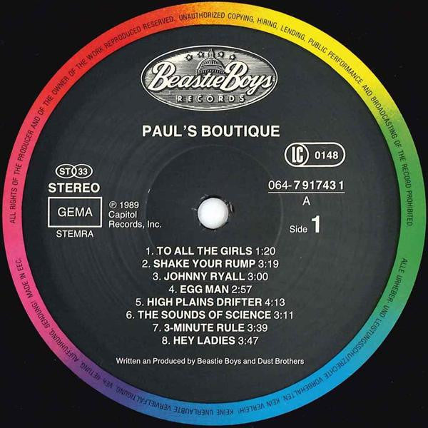 Beastie Boys ~ Paul's Boutique (Vinyl) - Djungel & Jazz