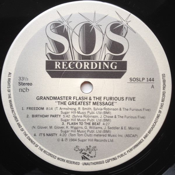 Grandmaster Flash & The Furious Five ~ Greatest Message's (Vinyl) - Djungel & Jazz