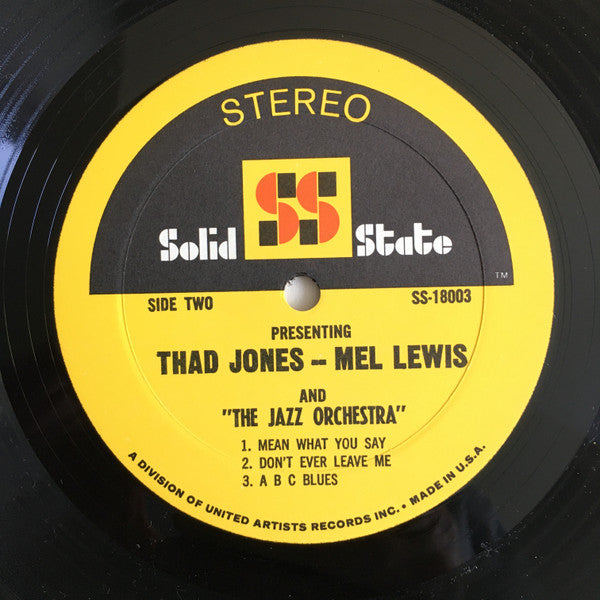 Thad Jones • Mel Lewis & "The Jazz Orchestra" ~ Presenting Thad Jones • Mel Lewis & "The Jazz Orchestra" (Vinyl) - Djungel & Jazz