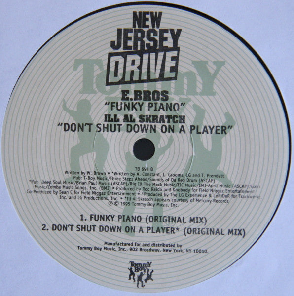 Ill Al Skratch / E Bros ~ Don't Shut Down On A Player / Funky Piano (Vinyl) - Djungel & Jazz