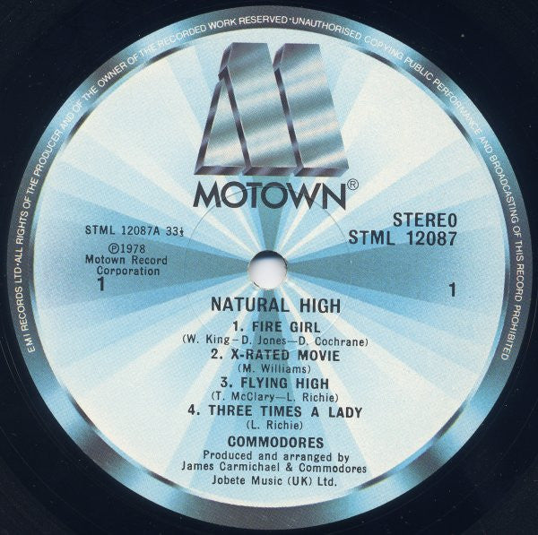 Commodores ~ Natural High (Vinyl) - Djungel & Jazz