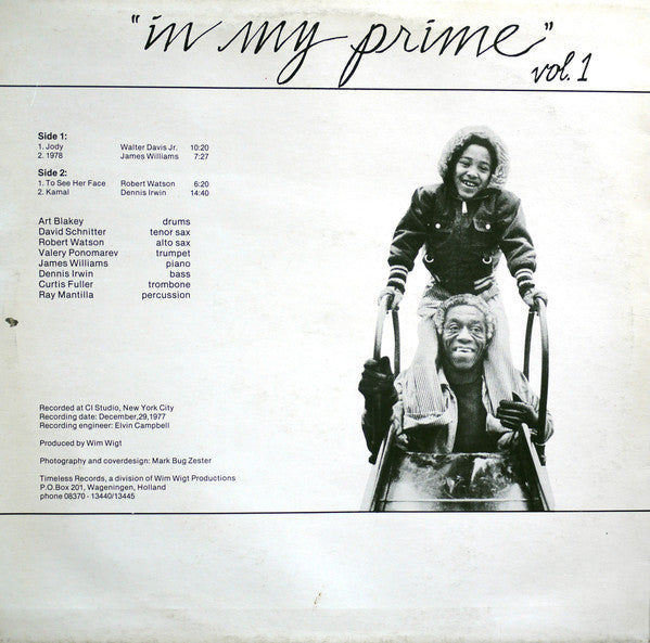 Art Blakey And The Jazz Messengers ~ In My Prime Vol. 1 (Vinyl) - Djungel & Jazz