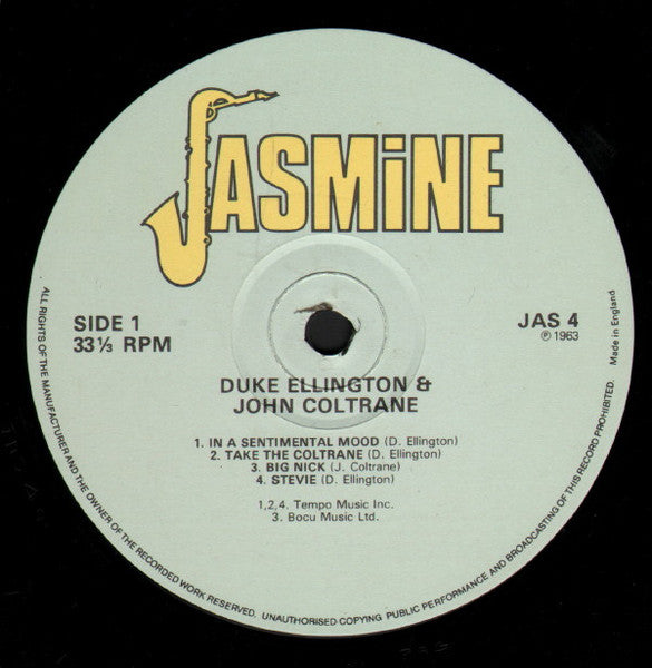 Duke Ellington & John Coltrane : Duke Ellington & John Coltrane (LP, Album, RE)