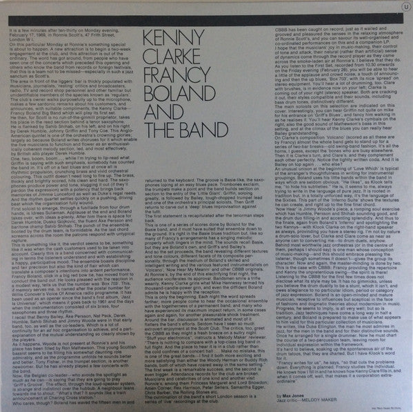 Clarke-Boland Big Band ~ Live At Ronnie's ; Album 1 ; Volcano (Vinyl) - Djungel & Jazz