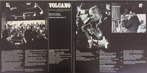 Clarke-Boland Big Band ~ Live At Ronnie's ; Album 1 ; Volcano (Vinyl) - Djungel & Jazz