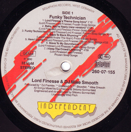 Lord Finesse & DJ Mike Smooth ~ Funky Technician (Vinyl) - Djungel & Jazz