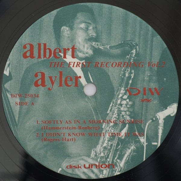 Albert Ayler ~ The First Recording Vol. 2 (Vinyl) - Djungel & Jazz