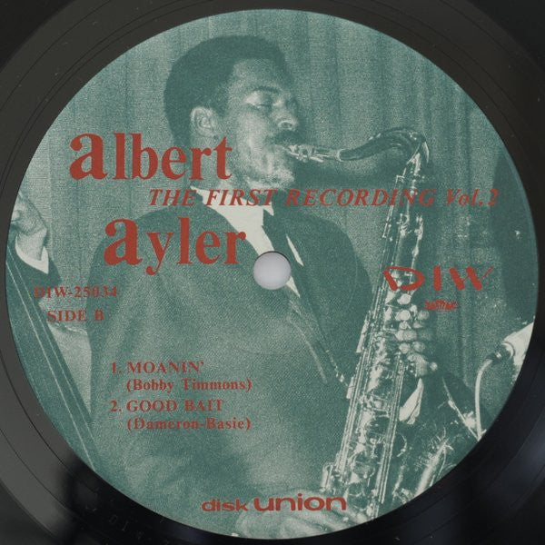 Albert Ayler ~ The First Recording Vol. 2 (Vinyl) - Djungel & Jazz